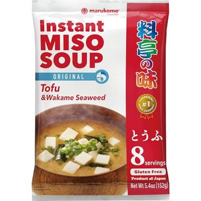 Marukome Instant Ryoutei-No-Aji Miso Soup with Chunks of Tofu 152 g