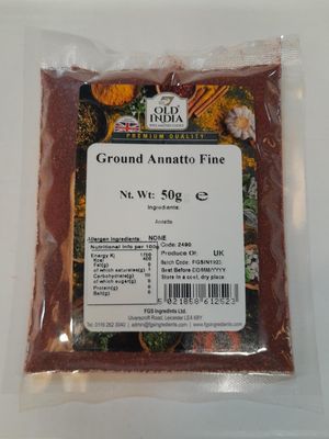 Old India Ground Annatto Fine 50g