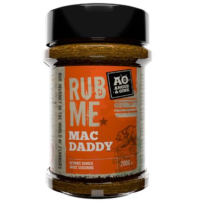Angus &amp; Oink Mac Daddy Burger Seasoning Big Flavours for Bold Burgers Perfect for Burgers, Chips &amp; Cheeseburger Pizzas Gluten-Free 200g