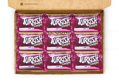 Turkish Delight Gift Box Retro Chocolate Gift Box Turkish Delight Chocolate Letterbox Hamper