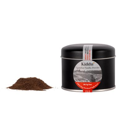 Kiddu - 56.7g Vanilla Powder, 100% Pure Ground Vanilla Pods for baking