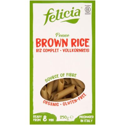 Felicia Gluten Free Organic Brown Rice Penne Pasta 250 G