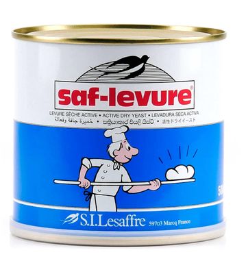 Saf Levure Active Dry Yeast 500g Easy to Use and Provides Consistent Results In Bread and Pastry Recipes and Other Baked Goods