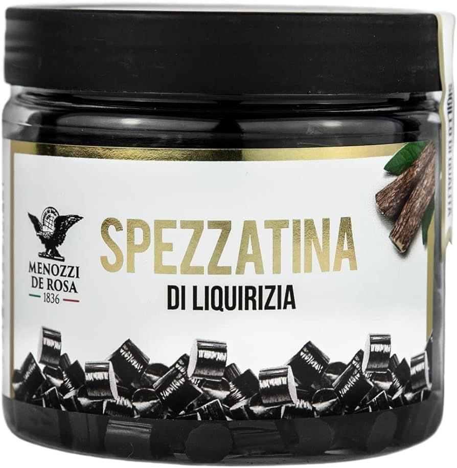Menozzi De Rosa - Pure Liquorice Pellets 150g Tin Pure Italian Liquorice of Calabria