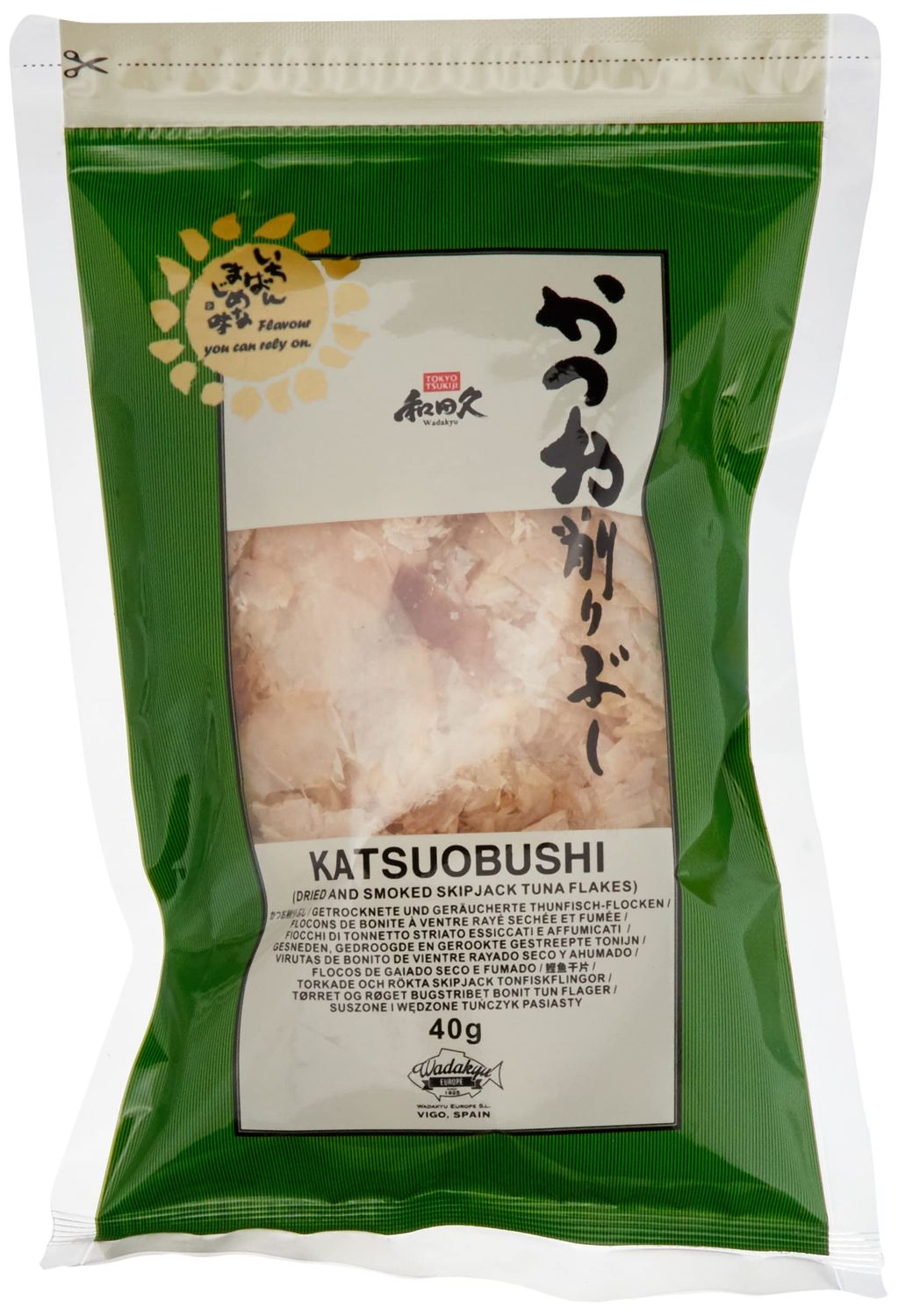 Wadakyu Katsuobushi - Bonito Flakes Standard 40g Authentic Japanese Dried Fish Flakes