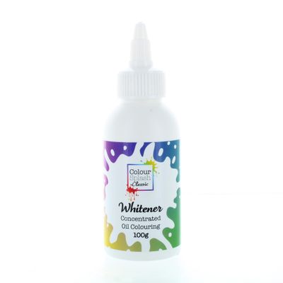 Colour Splash Oil Based Food Whitener Create Bright White Buttercream Icing And Lighten Food Colours, Edible Colour For Baking, Colours Buttercream, Cake Mix, Chocolate - 100ml