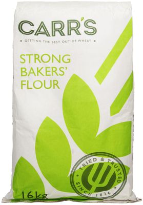 Carr's Strong Bakers' Flour 16kg - Very High Protein Bread Flour Premium Quality for Professional &amp; Home Baking