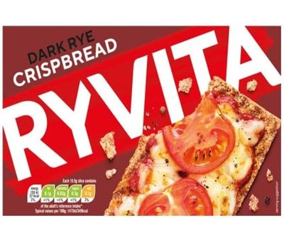 Ryvita Crispbread Dark Rye, 250 g (Pack of 1)