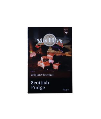 Mrs Tilly's Belgian Chocolate Scottish Fudge, 150g