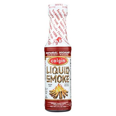 COLGIN LIQUID SMOKE NATURAL HICKORY FLAVOUR 1 x 118 ml BOTTLE AMERICAN IMPORT