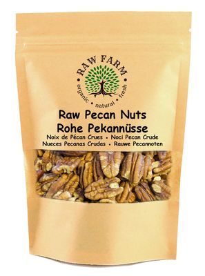 Raw Farm - Raw Pecan Whole Nuts 1 kg - Premium Quality, Natural, Gluten &amp; Soya Free - High in Fibre &amp; Healthy Fats - Vegan, Keto &amp; Paleo Friendly