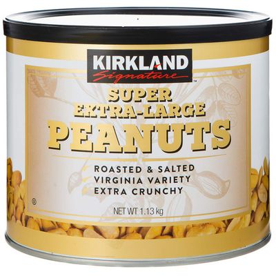 Kirkland Signature Super Extra-Large Roasted &amp; Salted Peanuts, 1.13kg