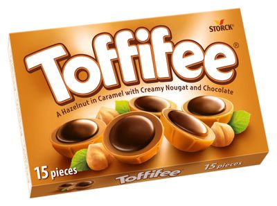 Toffifee Chewy Nougat Caramel Cups With Hazelnut &amp; Smooth Chocolate Treats, Sweet and Nutty Caramel Perfection, 15 Pieces (Pack of 1)