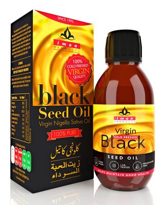 Black Seed Oil 100ml - 6X% TQ Max Strength - Cold Pressed Nigella Sativa - Pure, Unrefined, Vegan - Since 1995 - Rich in Omega 3 6 9 - Natural Cumin Seed Oil