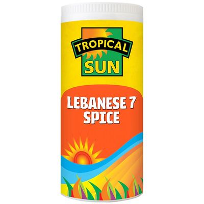 Tropical Sun Lebanese 7 Spice - 100g - Traditional Bharat Blend for Middle Eastern &amp; West African Cooking - No Artificial Additives