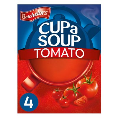 Batchelors Cup a Soup Tomato Instant Soup, 4 Sachets Per 93 g (Pack of 1)
