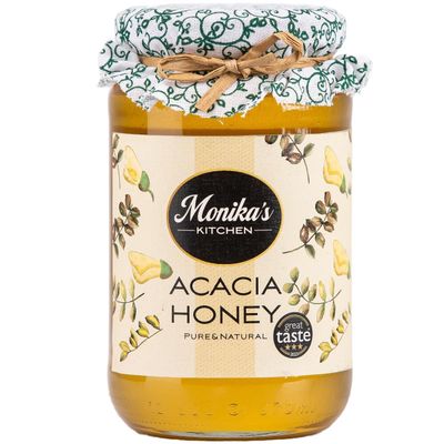 Raw Acacia Honey 500g - Pure &amp; Natural Runny Honey