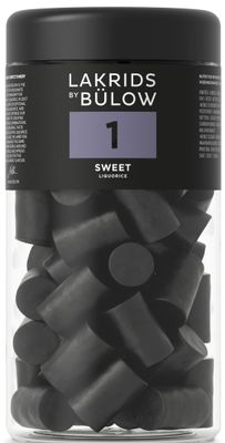 LAKRIDS BY BÜLOW - 1 - Sweet - 360g - Vegan Gourmet Liquorice from Denmark - Gluten Free Sweet Liquorice