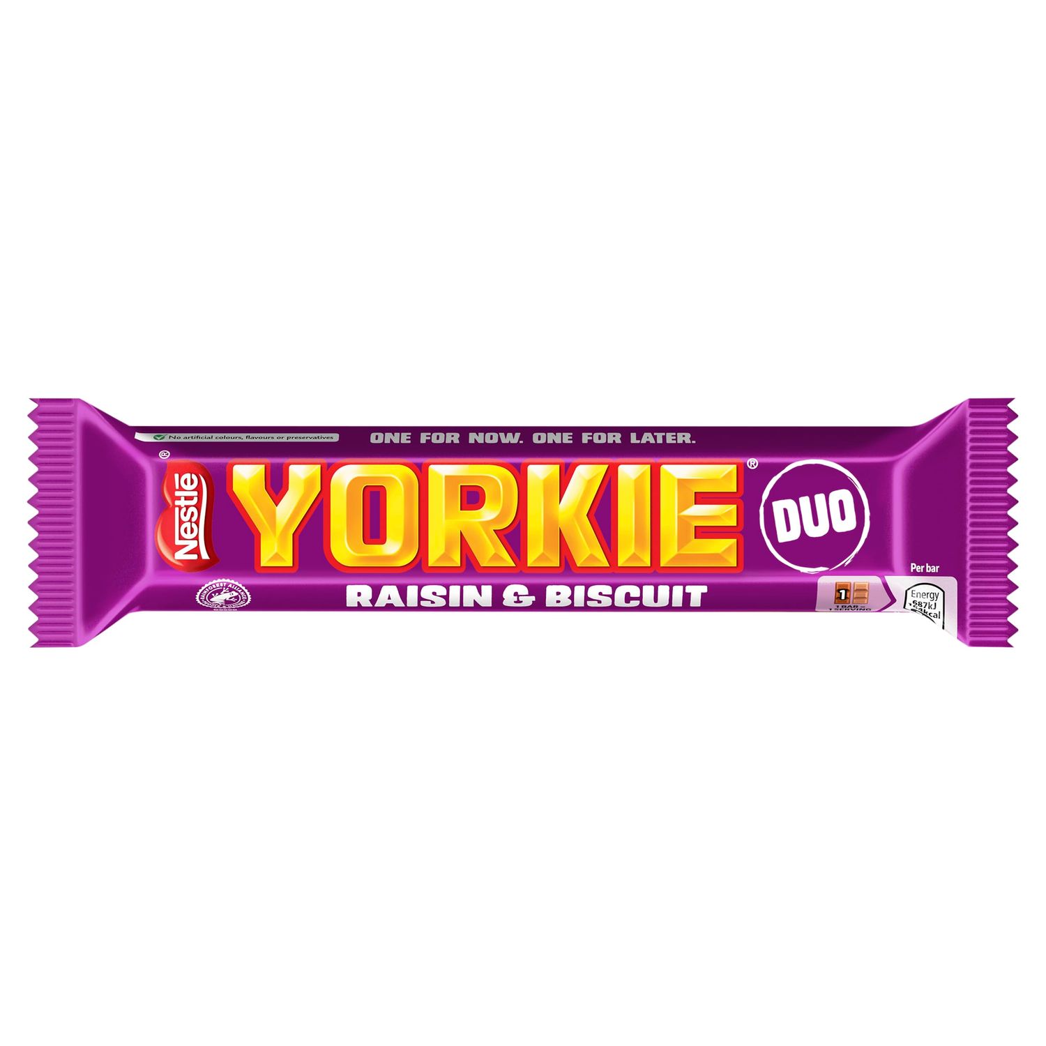 Nestlé Yorkie Raisin and Biscuit Duo Milk Chocolate Bars, 24 x 66 g