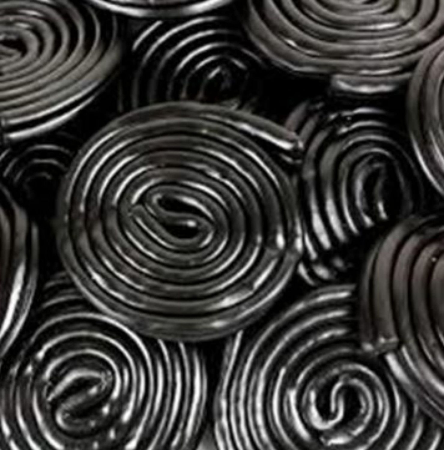 Liquorice Wheels Sweets Black (400g)