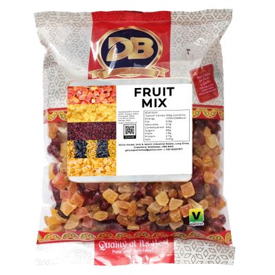 Ginco Premium Mixed Dried Fruits 1kg, Mixed Dried Fruits Including Papaya, Pineapple, Raisins, Cranberry, Mango Suitable for Vegetarian Diets