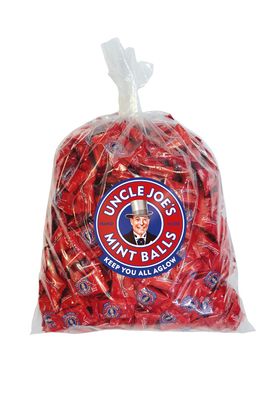 Uncle Joe's Mint Balls 2kg Bulk Bag Traditional Mint Balls made using the same recipe from 1898 Natural Ingredients Free From Artificial Colors and Flavours