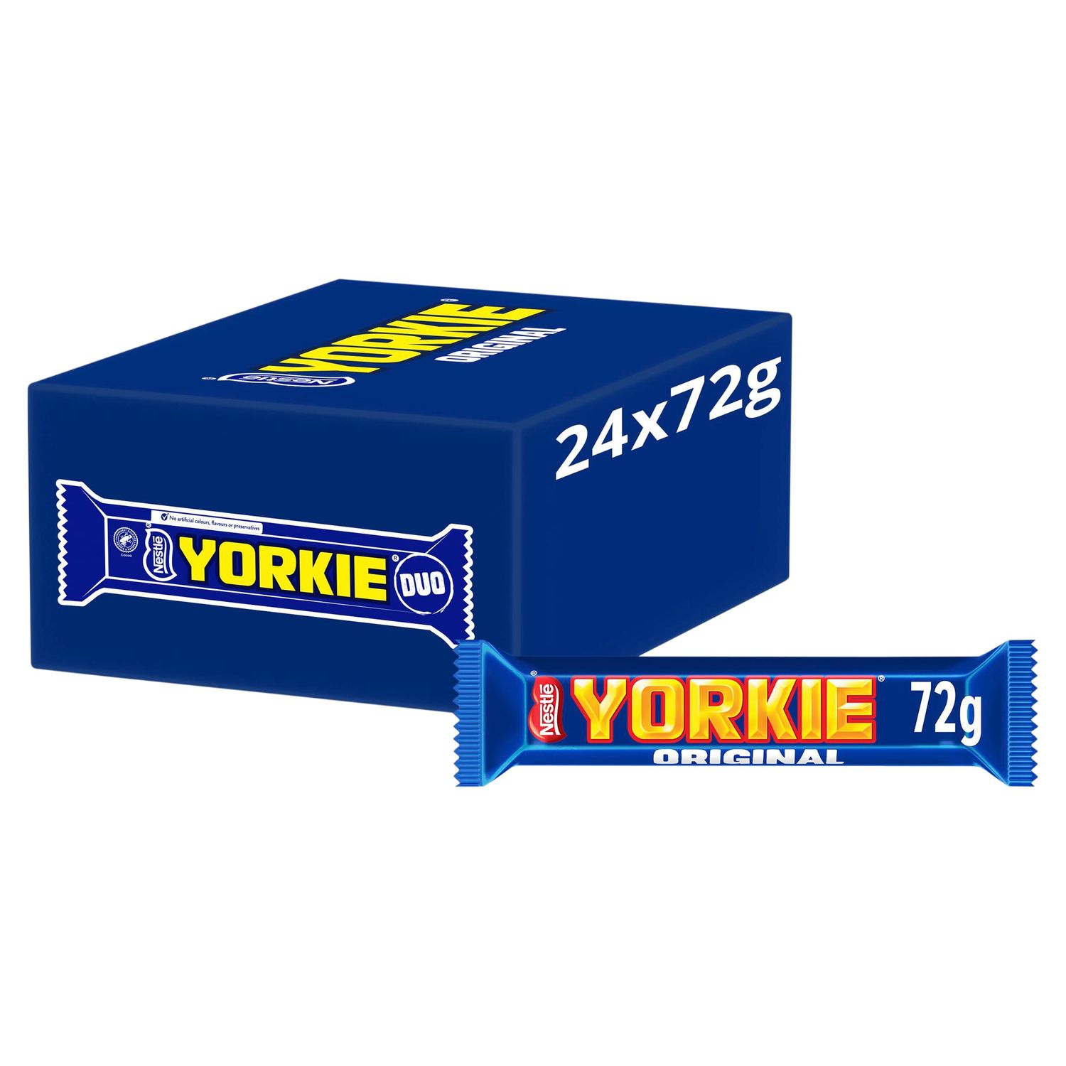 Yorkie Duo Milk Chocolate Bars, 24 x 72 g