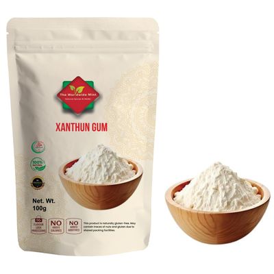 Xanthun Gum (100g/3.52oz) Extra Fine Powder Non-GMO, Thickener for Sauces, Soups, Dressings Vegan Gluten Free Premium Quality