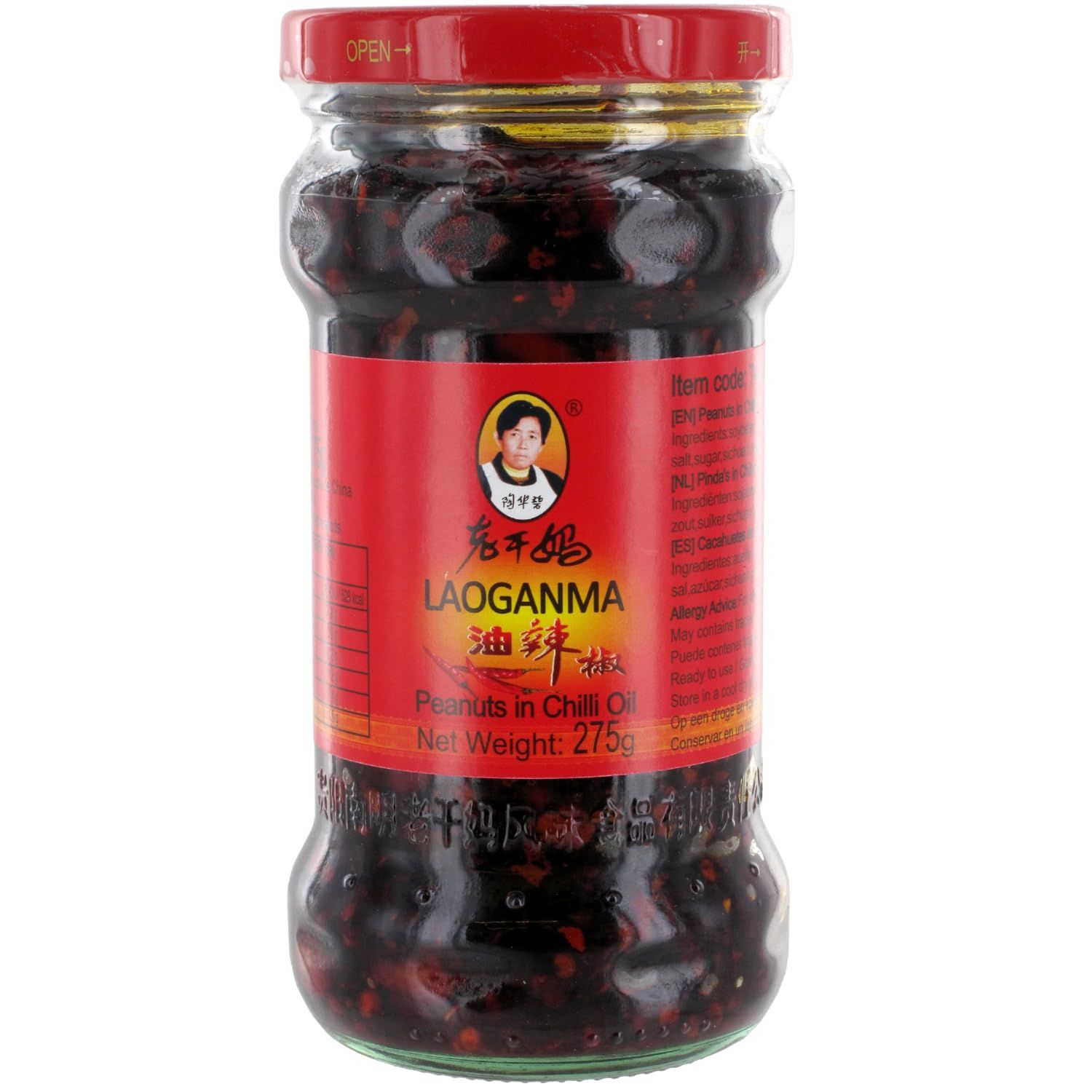 Laoganma Peanuts in Chilli Oil, 275g