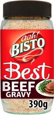 Bisto Best Beef Gravy Granules Made With Real Meat Juice, 390 g Jar (Pack of 1)