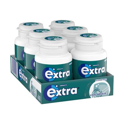 Extra - Cool Breeze Chewing Gum - 46 Pieces x 6 (Full Case)