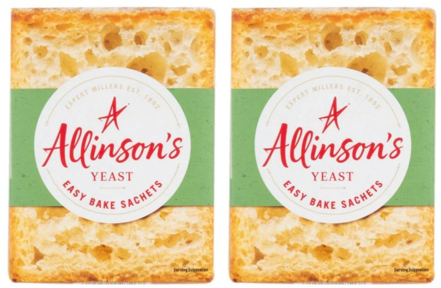 Easy Bake Instant Yeast Sachets - 12 x 7g Packs (Total 84g) - Convenient Pre-Measured Yeast for Baking Bread, Pizza &amp; Pastries