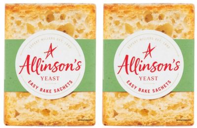 Easy Bake Instant Yeast Sachets - 12 x 7g Packs (Total 84g) - Convenient Pre-Measured Yeast for Baking Bread, Pizza &amp; Pastries