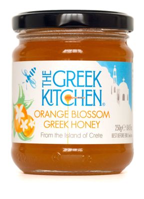 The Greek Kitchen Orange Blossom Honey, Unheated &amp; Unpasteurised, 250 g
