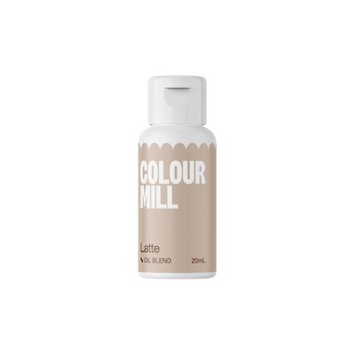 Colour Mill Oil Blend Food Colouring Latte: Next Generation Oil Based Food Colours - 20 ml