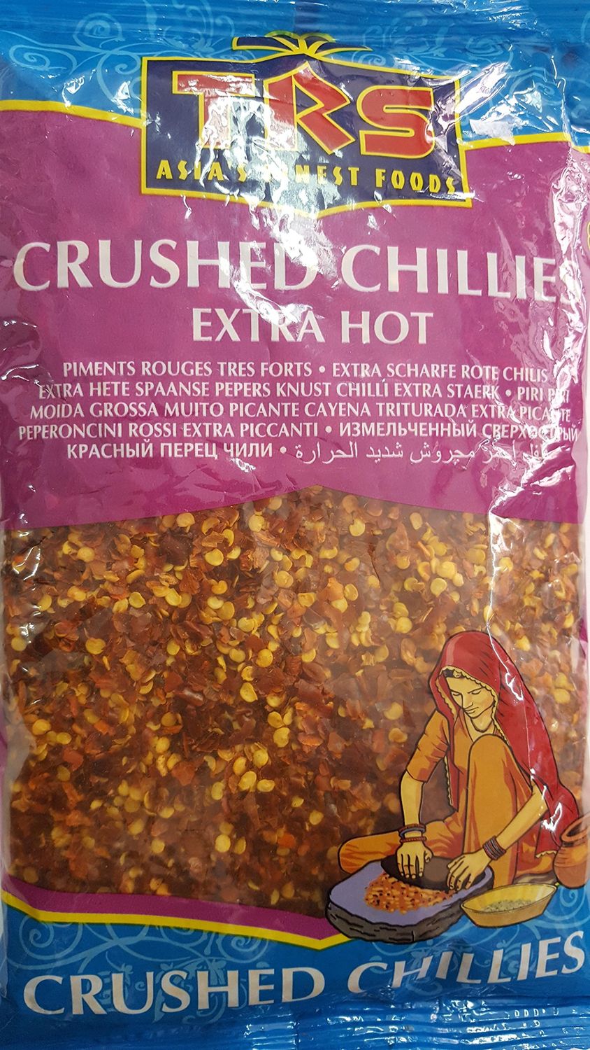 TRS Extra Hot Crushed Red Chillies 250g