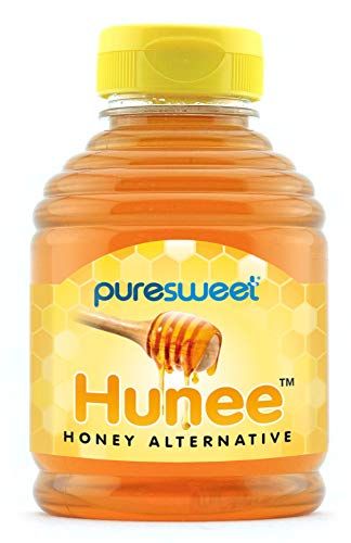 Puresweet Hunee® 100% Natural Honey Alternative 414ml, Sugar Free Keto Honey Vegan Sugar Free Syrup Made with Xylitol Diabetic Friendly Tooth Friendly Non GMO No Bitter Aftertaste.
