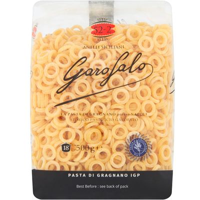 Garofalo Anelli Siciliana Italian Dried Pasta Hoops, 500g Pack of 1