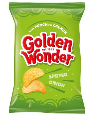 Golden Wonder - Crisps Spring Onion, 32 x 32.5g