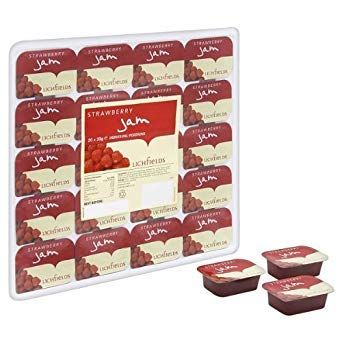 Lichfields Strawberry Jam Individual Portions 20x20g