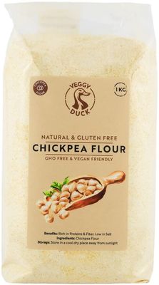 Veggy Duck - Chickpea Flour (1Kg) - Gluten Free GMO Free Vegan Friendly