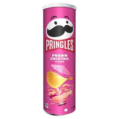 Pringles Prawn Cocktail Flavour Crisps 185g (Packaging may vary)