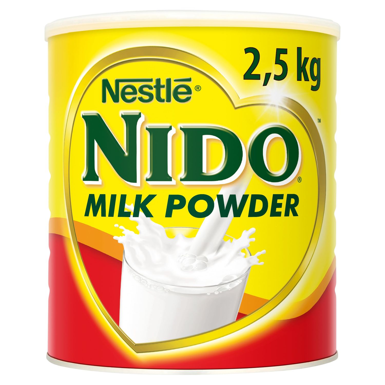 Nido Instant Full Cream Milk Powder, Substitute for Fresh Milk, for Tea &amp; Coffee 2.5kg Tin