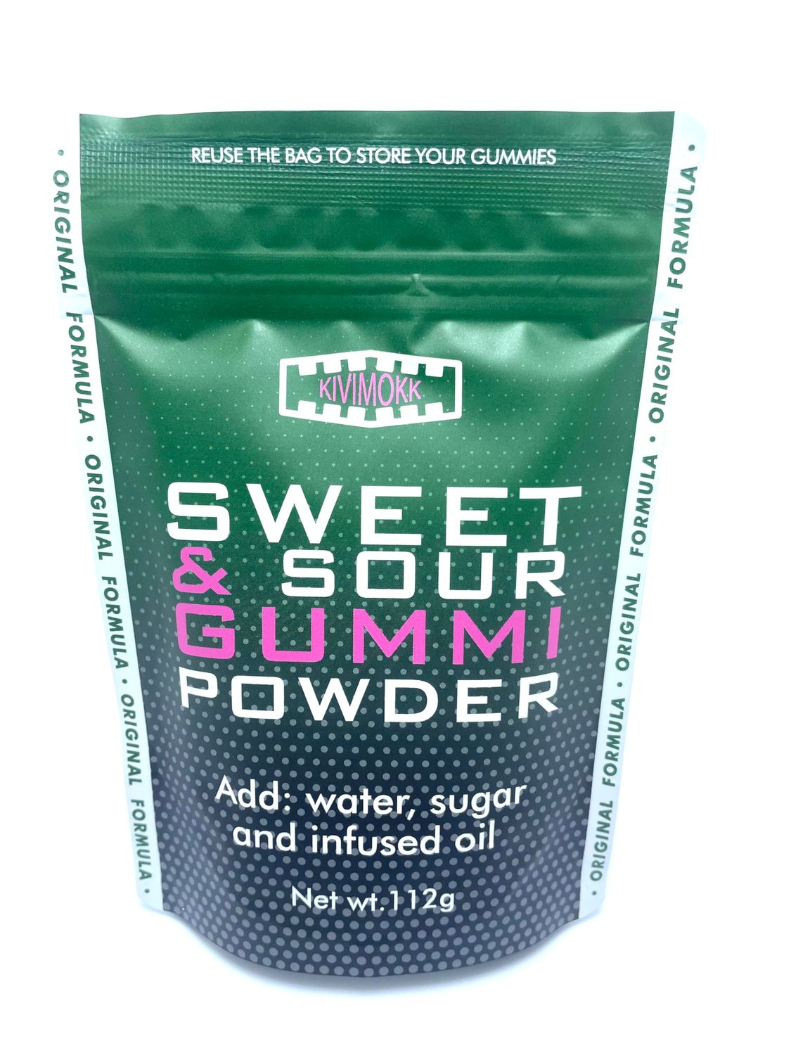 Kivimokk DIY Sweet &amp; Sour Gummy &amp; Jelly Powder Mix - Makes 125 Fun Gummies - Designed For Creative Adults and Home Growers