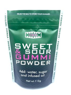 Kivimokk DIY Sweet &amp; Sour Gummy &amp; Jelly Powder Mix - Makes 125 Fun Gummies - Designed For Creative Adults and Home Growers