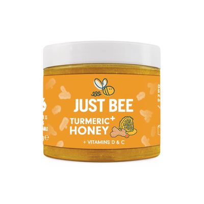 Just Bee Turmeric + Honey (260) With Turmeric Extract, Vitamin D &amp; Vitamin C Supports Function of Immune System
