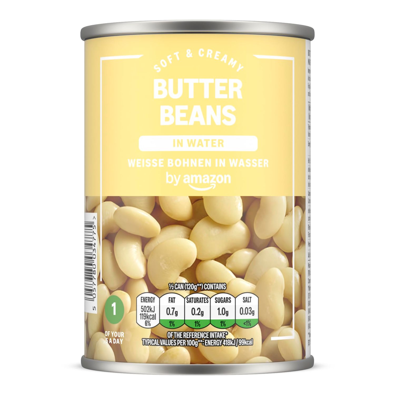 by Amazon Butter Beans In Water, 400g