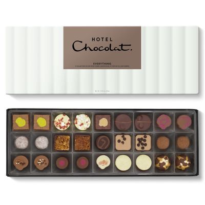 Hotel Chocolat Everything Sleekster - Chocolate Gift Box, 355g - Milk, White &amp; Dark Chocolates Ideal for Birthday, Thank You, Mother's day, Easter - Gifts For Her &amp; Him