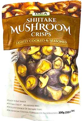 DJ&amp;A Shiitake Mushroom Crisps, 10.6 oz (300 g)