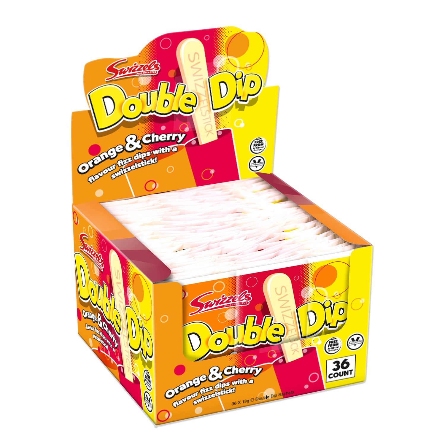 Swizzels Mega Double 36 Lollies, 684 g